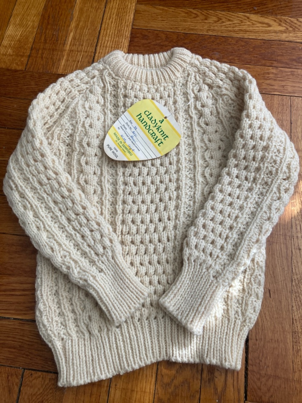 100% Irish Wool Children’s Sweater